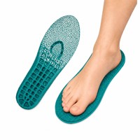 Semelles orthopédiques en PU ETPU Popcorn pour un confort tout au long de la journée, inserts de chaussures pour soulager la pression, coussinets sportifs anti-fatigue et antidérapants