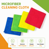 Chiffon de nettoyage en microfibre en gros, logo personnalisé OEM, couleur tissu éponge, serviette de nettoyage super absorbante, approvisionnement direct usine