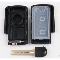 Llave de Coche con Control Remoto de 3 Botones, Número de Placa 0030, 315MHz para Crown 2006-2010 con Chip TOY48, Hoja sin Cortar, Ajuste Universal, 12V