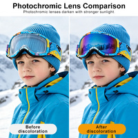 Lunettes de ski pour enfants, protection UV400, lunettes de ski OEM, lunettes de sport de neige, verres polarisés, lunettes de snowboard, vente en gros, personnalisables