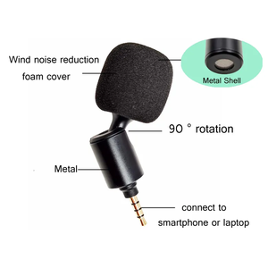 Mini microphone court en métal flexible sans fil durable pour accessoire de caméra d'action de flexion de streaming TikTok et <span class=keywords><strong>YouTube</strong></span> - Product Image 2