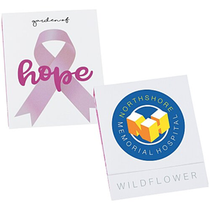 Boîte d'allumettes personnalisée avec logo, graines <span class=keywords><strong>de</strong></span> jardin du espoir : Inspirez, Guérissez, Rêvez, Soyez courageux, Fleurissez. Cadeau promotionnel en gros. - Product Image 1