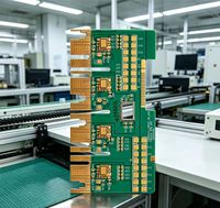Plaque de circuit imprimé RF à 8 couches Rogers 4350B haute fréquence à fentes pour micro-ondes, pour radar 5G et communication
