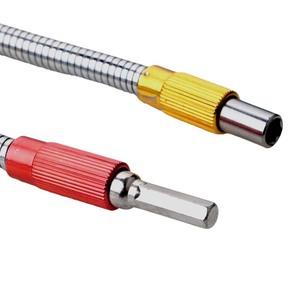 Flexible Shaft Screwdriver Bit 300mm 1/4 In Chrome Plated Universal Auto Repair Tool With Colored Hex Shank - Product Image 1