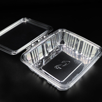 8 16 24 32 48 64Oz Rpet Wegwerp Plastic Stamper Evident Containers Met Sloten Droog Fruit Verpakking Pet Fraudebestendige Container