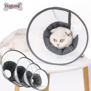 طوق كلاب فاخر ومتين من قماش أكسفورد + شرائح بولي بروبيلين، طوق إلكتروني للكلاب مضاد للعق، غطاء رقبة للحيوانات الأليفة، وشاح، طوق من نوع المقود موصى به من قبل الأطباء البيطريين - Product Image 2