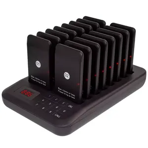 Drahtloses 433-MHz-Touch-Tastatur-Sender-Pager-System Restaurant-Pager