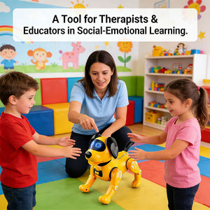 <span class=keywords><strong>Robot</strong></span> chien d'accompagnement émotionnel, détection d'humeur, programmable par la touche, pour le développement des enfants - Product Image 4