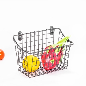 Mesh Wire Laundry Wardrobes Bathroom Kitchen Cabinet Hanging Insert Metal Storage Baskets Under Shelf Basket - Buy Under Shelf B