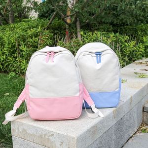 Fashion Canvas Plain Simple <b>Backpacks</b> Wholesale Cute Ladies Rucksack Outdoor Travel Schoolbag Women Leisure <b>School</b> Bags - Product Image 5