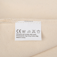 Sacs de Noël en toile 100 % coton naturel, grand format, vierges, pour cadeaux et décorations, logo personnalisé disponible, vente en gros