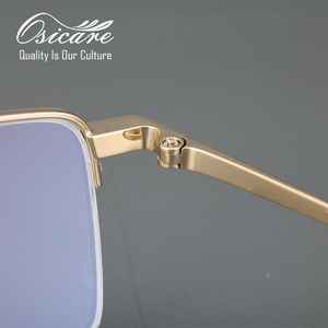 Thiết kế thương hiệu handmade oculos Masculino ti người đàn ông sang trọng vàng mắt mặc thông số kỹ thuật tinh khiết Titanium mắt kính quang học khung - Product Image 3