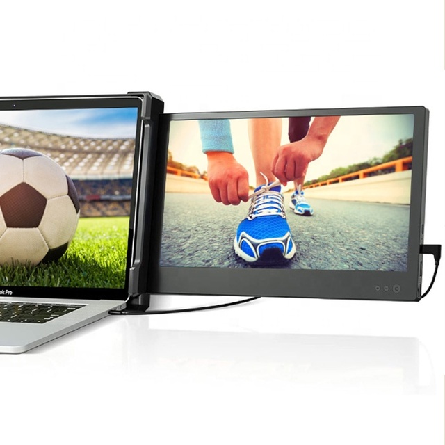 Helu H1 USB C HDR 1080P IPS HD M1 Portable 12 Inch Laptop Dual Triple Screen Laptop Screen Extender