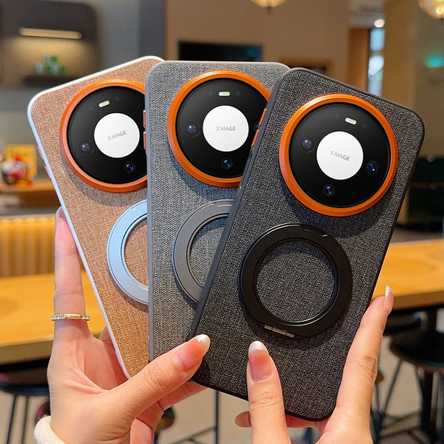 Non-Slip Protective Cover Soft TPU Hard PC Back Cover with 360° Rotating Stand for HUAWEI Mate 80 Pro Max 70 Pro Plus