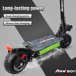 Arwibon Q06 Pro 5600 Watt Điện Scooter Động Cơ Kép Có Thể Gập Lại Phiên Bản Đứng Dành Cho Người Lớn Scooter Ghế 100 Km/H Tốc Độ Tối Đa - Product Image 5