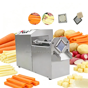 Machine à découper les pommes de terre, les carottes et les pastèques en acier inoxydable de qualité commerciale avec moteur, facile à utiliser, machine à éplucher les fruits et légumes - Product Image 1