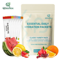 Qbioflex Nutrition Sportive Poudre d'Électrolytes Sans Sucre Minéraux Équilibrés Hydratation Stable et Continue