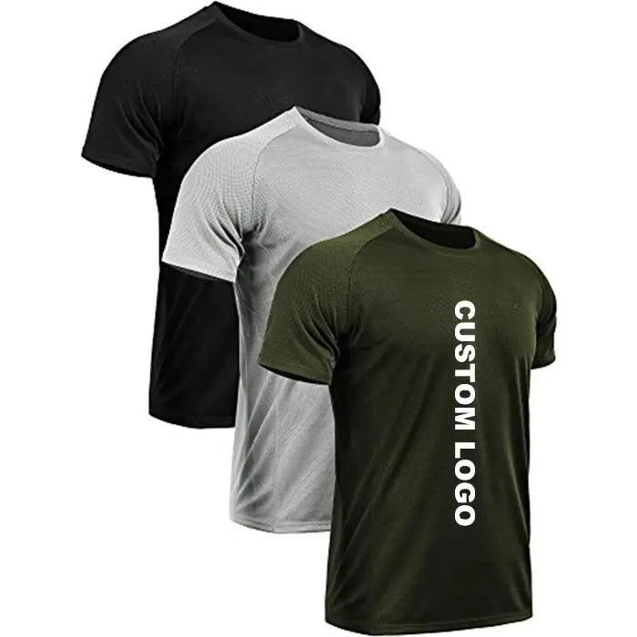 Magliette sportive ad asciugatura rapida con logo personalizzato stampato, maglietta in poliestere 100% Mesh 160gsm per sublimazione