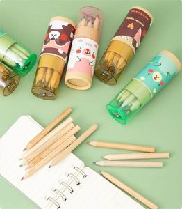 Nouvel ensemble de crayons d'art 12 couleurs miniatures pour enfants, crayons animaux pour cadeaux d'enfants - Product Image 3