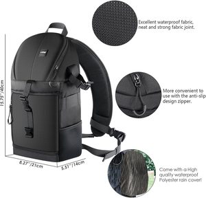 <span class=keywords><strong>Neewer</strong></span> sac à dos professionnel pour appareil photo N/C/S et autres appareils photo DSLR et objectif, trépied, autres accessoires - Product Image 3