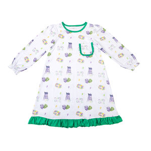 Robe <span class=keywords><strong>de</strong></span> <span class=keywords><strong>nuit</strong></span> Offres Spéciales pour bébé fille <span class=keywords><strong>chemise</strong></span> <span class=keywords><strong>de</strong></span> <span class=keywords><strong>nuit</strong></span> en coton imprimé à volants pour petites filles - Product Image 6