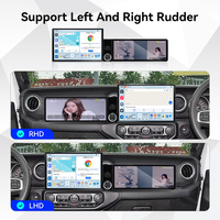 ZWNAV Pantalla de 13.1"+12.3" para Jeep Wrangler Rubicon 2018-2026, Android 15, Carplay Inalámbrico, DSP, GPS, Radio para Auto, Estéreo, 4G, WiFi, OEM