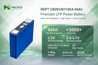 Cellule LiFePO4 prismatique carrée Rept 3,2V 54Ah, décharge de crête 6C, 3000 cycles, pour véhicules électriques et stations d'alimentation portables