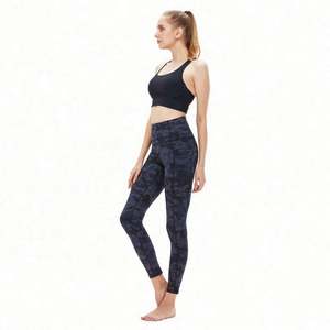Conjunto de Ropa Deportiva de Yoga Personalizada para Mujer, Conjuntos de Yoga de Malla sin Costuras - Product Image 6