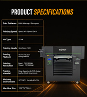 Impresora UV 3 en 1 A2, Función de Impresión UV DTF y en Cilindro, para Carcasas de Teléfono, Bolígrafos, Vidrio, Madera, Metal y la Mayoría de los Materiales de Impresión Comunes