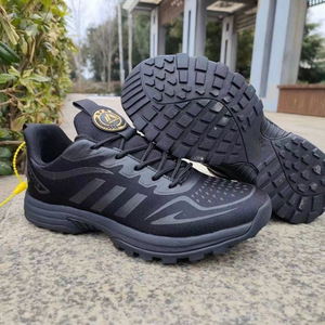 Zapatos de Senderismo Negros de Tacón Bajo, Transpirables, Antideslizantes, Unisex, para Jóvenes, Resistentes al Desgaste, con Suela Suave, para Entrenamiento y Running - Product Image 4