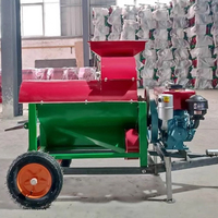 Décortiqueuse de maïs automatique diesel avec souffleur