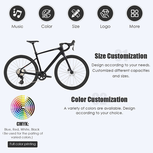 Nouveau modèle 2026 – Vélo de gravier 700C entièrement en fibre de carbone avec groupe 12 vitesses et câblage interne, cadre 38C Ciclocross SPDCR-GV1 – Robuste et performant - Product Image 3
