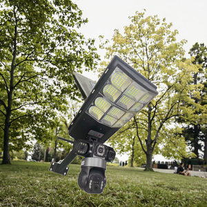 V380 Solar Street <b>Light</b> <b>Camera</b> 3 Lens Triple Screen PTZ Dome <b>Camera</b> WiFi All-in-one Outdoor <b>Security</b> Floodlight Auto Tracking - Product Image 3
