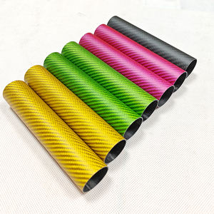 Tubo de fibra de <span class=keywords><strong>carbono</strong></span> 3K Tubo de fibra de <span class=keywords><strong>carbono</strong></span> colorido para la venta Tubo de fibra de <span class=keywords><strong>carbono</strong></span> 40mm - Product Image 1