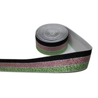 Bande élastique métallique de ceinture en fil brillant de haute qualité pour les techniques tissées de vêtements et de chaussures à la mode