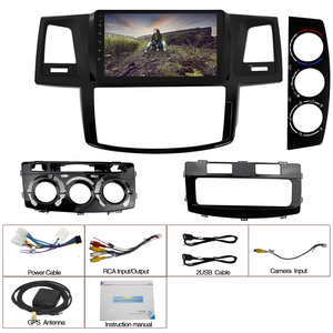 Vente en gros d'autoradios Android Auto pour Fortuner 07-15, écran tactile multimédia, lecteur DVD, autoradio CarPlay. - Product Image 3