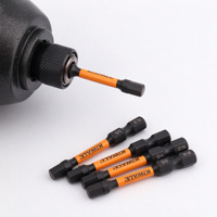 KiWALL 5Pcs HEX 5 Impact Driver Bit Set, S2 Steel Magnetic Screwdriver Bits, 1/4" Hex Shank Quick Change Power Drill Bits