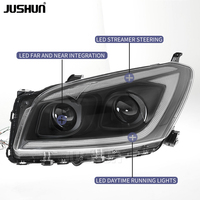 Système d'éclairage automobile JUSHUN, phares LED pour Toyota RAV4 2009-2012, feux de jour, clignotants, accessoires de voiture