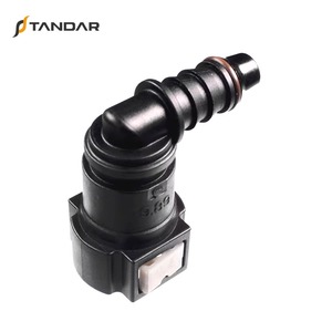 3/8 "9.89mm connecteur sous vide à 180 ou 90 degrés connecteur rapide de carburant remplacement de <span class=keywords><strong>ligne</strong></span> de carburant en Nylon - Product Image 3