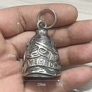 Clochettes <span class=keywords><strong>de</strong></span> moto personnalisées pour motards, pendentif cloche 'Live to Ride', cadeaux <span class=keywords><strong>porte</strong></span>-bonheur pour motards - Product Image 6