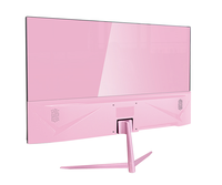 Moniteur rose 24 pouces 1080P 75Hz pour ordinateur PC