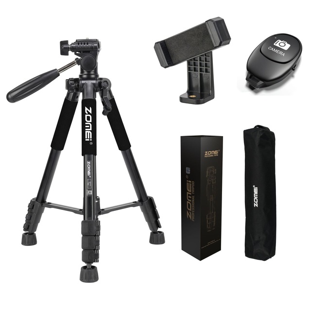High Quality Max Load 5KG Heavy Duty Adjustable Tall Video Camera Stand DSLR Tripod for Phone / Projector