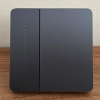 Interrupteur mural intelligent à touches de piano avec contrôleur de scène sans fil Zigbee, compatible Apple Home/HomeKit, relais de lumière toujours connecté