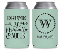 Sparty – Nouveaux Coozies de bière personnalisés pour mariage, 330 ml, en néoprène et polyester, couleur et logo sur mesure, pour canettes, utilisation extérieure