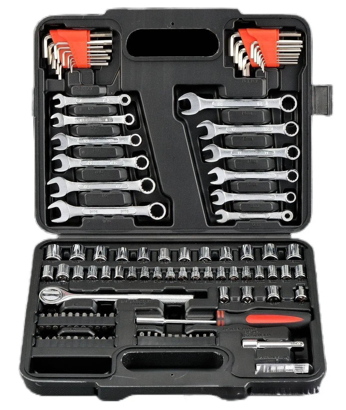 Multi-function 106 PCS Wrench Set Household Repairing Tool Combination Socket Wrench Sets
