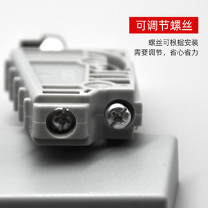 New Style ABS Furniture Hardware Visible Suspension Cabinet Hanger Bracket Open Catch Rebound - Product Image 3