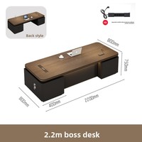 Ensemble de bureau et chaise de direction de luxe LBZ-120X, mobilier de bureau moderne et haut de gamme en PVC