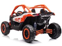Voiture électrique tout-terrain pour enfants Can-Am Maverick sous licence, 24V, double batterie, 200W, 4 roues motrices, deux places, télécommande 2.4G