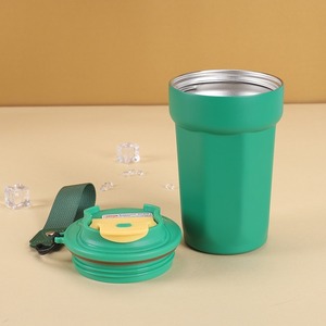 Stainless Steel Octagonal Coffee <b>Mug</b> 304 <b>Insulated</b> Travel Thermos Gift Cup Portable Outdoor Use - Product Image 2