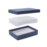 Boîte cadeau de luxe en carton recyclé avec insert, emballage rigide en carton, boîte de rangement rectangulaire pour aliments, gaufrage